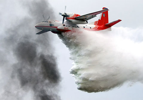 Український пожежний літак An-32P долучається до місії з гасіння лісових пожеж у Чорногорії за підтримки ОАЕ